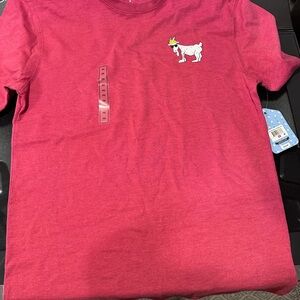 Men's Red Graphic Tee